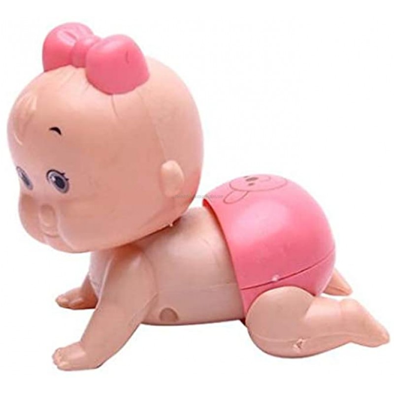 Kekailu Wind up Toy,Cute Windup Crawling Crawl Boy Girl Doll Toy Birthday Gift for Baby Kid Child