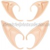 2 Pairs Elf Ears Pixie Dress Up Elven Vampire Props Costume Soft Pointed Goblin Fairy Ear for Halloween&Christmas Cosplay