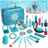Flybay Kids Makeup Kit for Girl Real Makeup Set Washable Makeup Kit for Kids Girl Gift Toys Toddler Play Makeup Set for 4 5 6 7 8 Years Old Little Girls