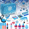 ROKKES Kids Makeup Kit for Girl Washable Real Make-up Kit Toy for Little Girls Toddler Make up & Non-Toxic Cosmetic Set Play Pretend Dress Up Starter Age 4 5 6 7 8 Year Olds Child Birthday Gift