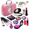 Senrokes Washable Makeup Kit Girls Toy Girls Play Real Makeup Kit Princess Kids Makeup for Girls Toddlers Safe & Non Toxic Beauty Set for 3 4 5 6 7 8 9 10 Year Old Girl Birthday Gifts.