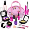 UMIKU Pretend Makeup for Kids Makeup Kit for Girls 12 PCS Pretend Play Makeup Girl Toys Cosmetic Toy Makeup Toys for 3 4 5 6 Year Old Girls Birthday Gifts for 3 4 5 Year Old Girls Not Real Makeup