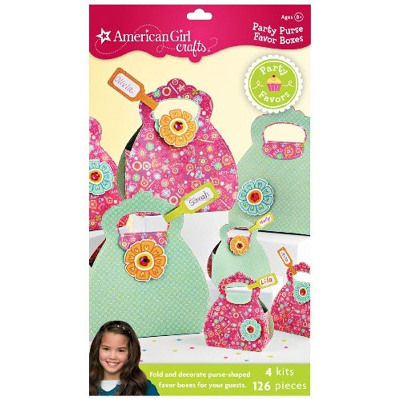 American Girl Crafts Purse Favor Boxes
