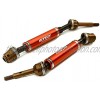 Integy RC Model C28408RED Telescopic Rear Universal Drive Shaft 2 for 1 10 Slash 4X4 & Stampede 4X4