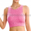 Crop Top for Women Sleeveless Solid Color Vest Sports Casual Loose Yoga Pullover Racerback Blouse